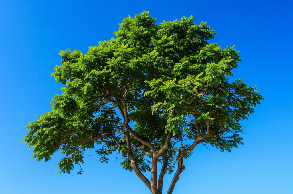 Tree with blue sky
